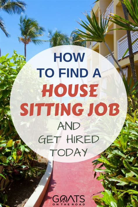 how can i find house sitting jobs